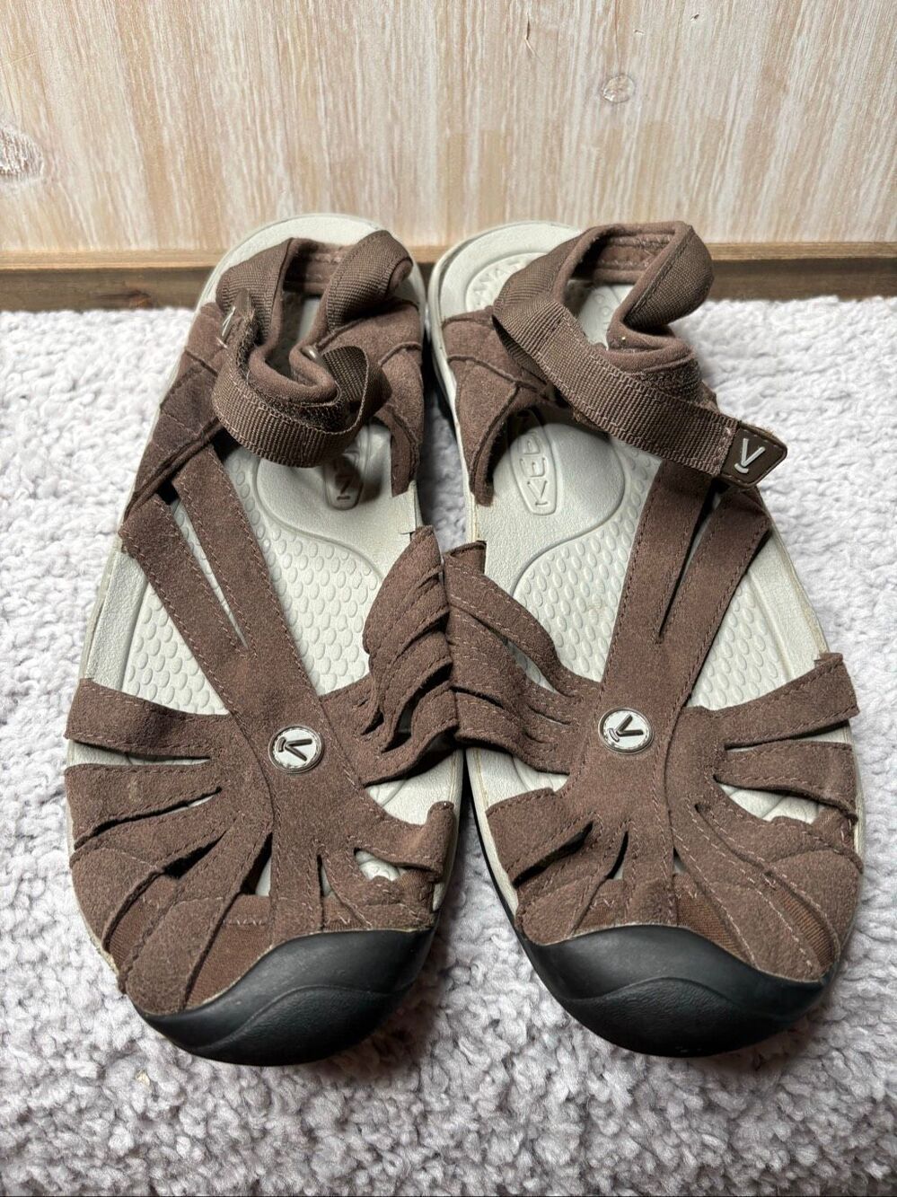 KEEN Rose Brown Sport Sandals Women's Closed Toe Outdoor Hiking Water Shoes Size